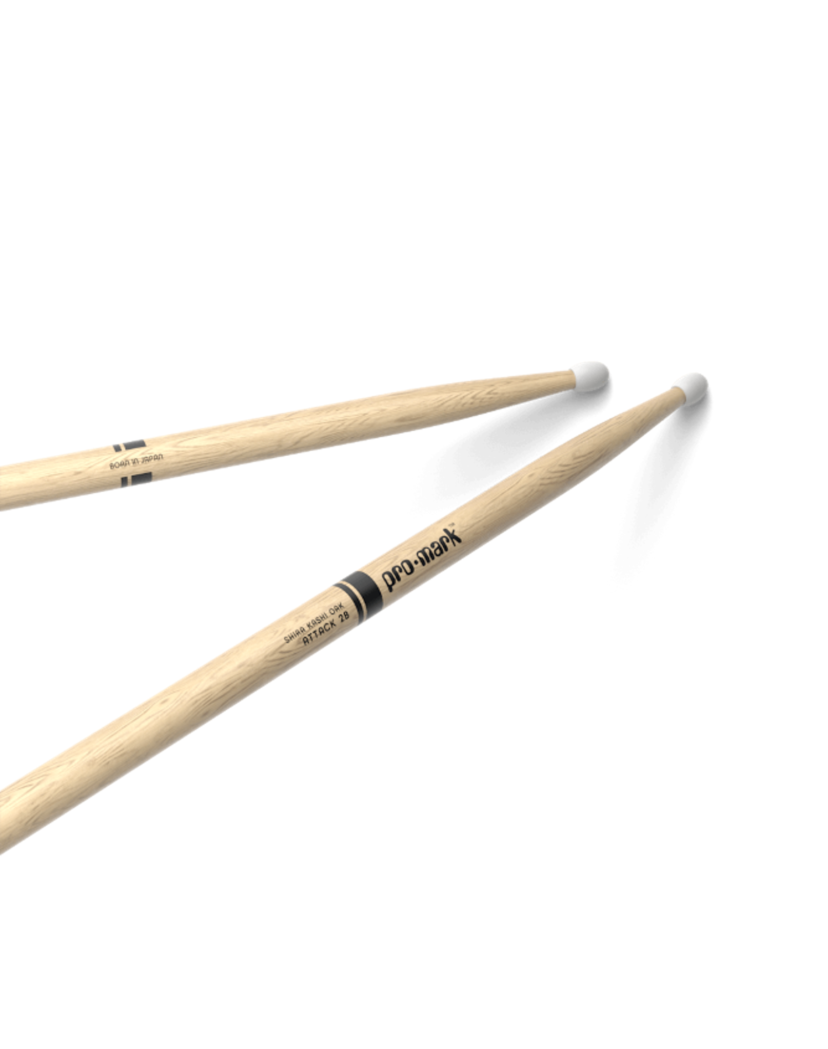 ProMark Classic Attack 2B Nylon Shira Kashi Oak Drumstick PW2BN