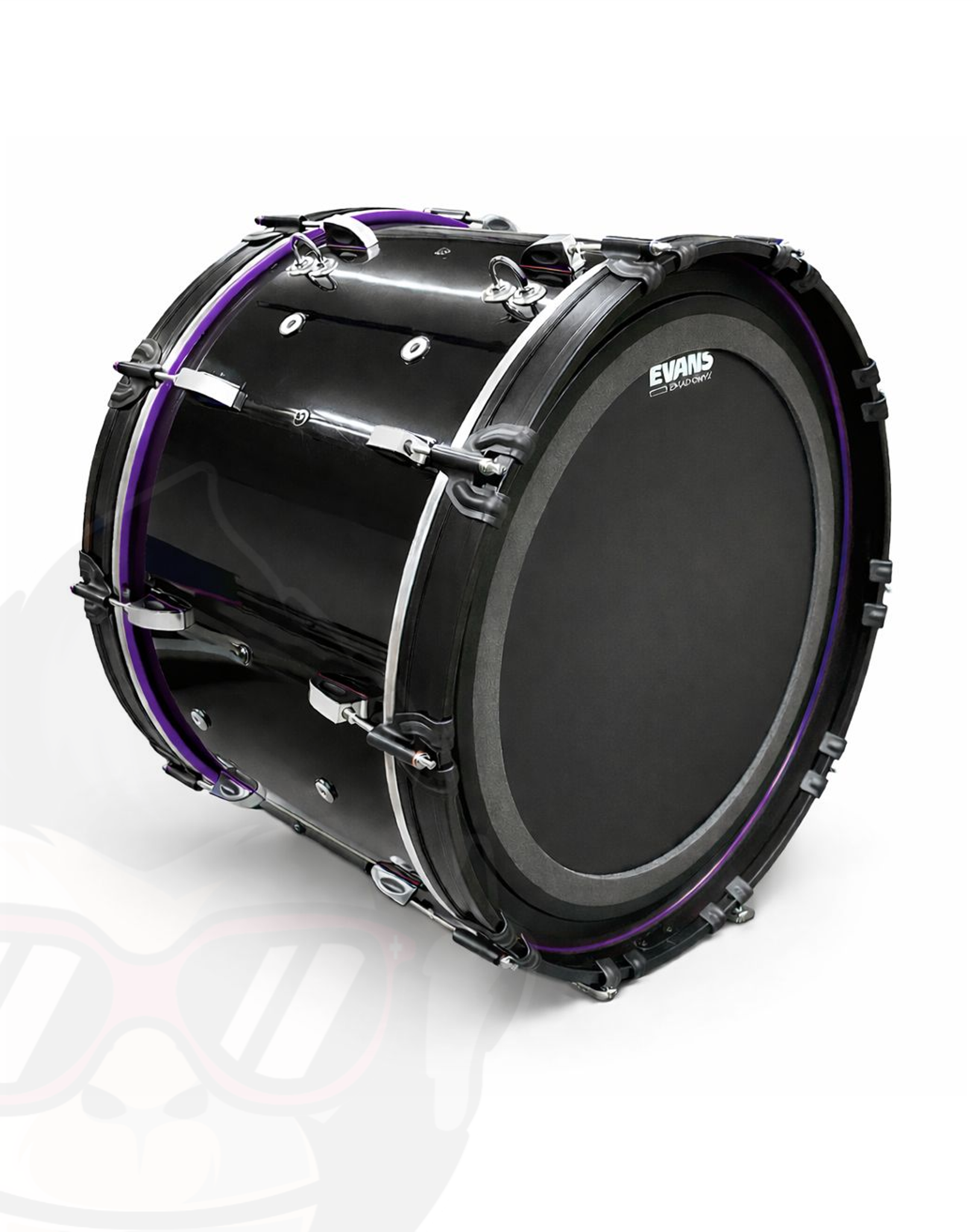 MnkDrms BlackPunch violet BassDrum 26"x14" BLCKPNCH_BD2614V