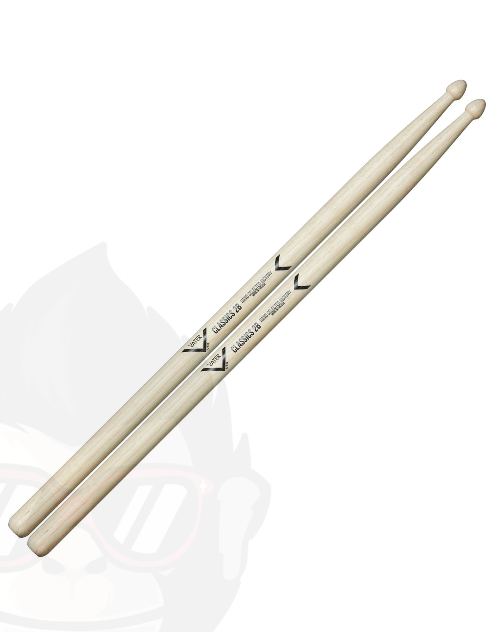 VATER Drum Sticks Classics 2B Wood VHC2BW-VAC2B