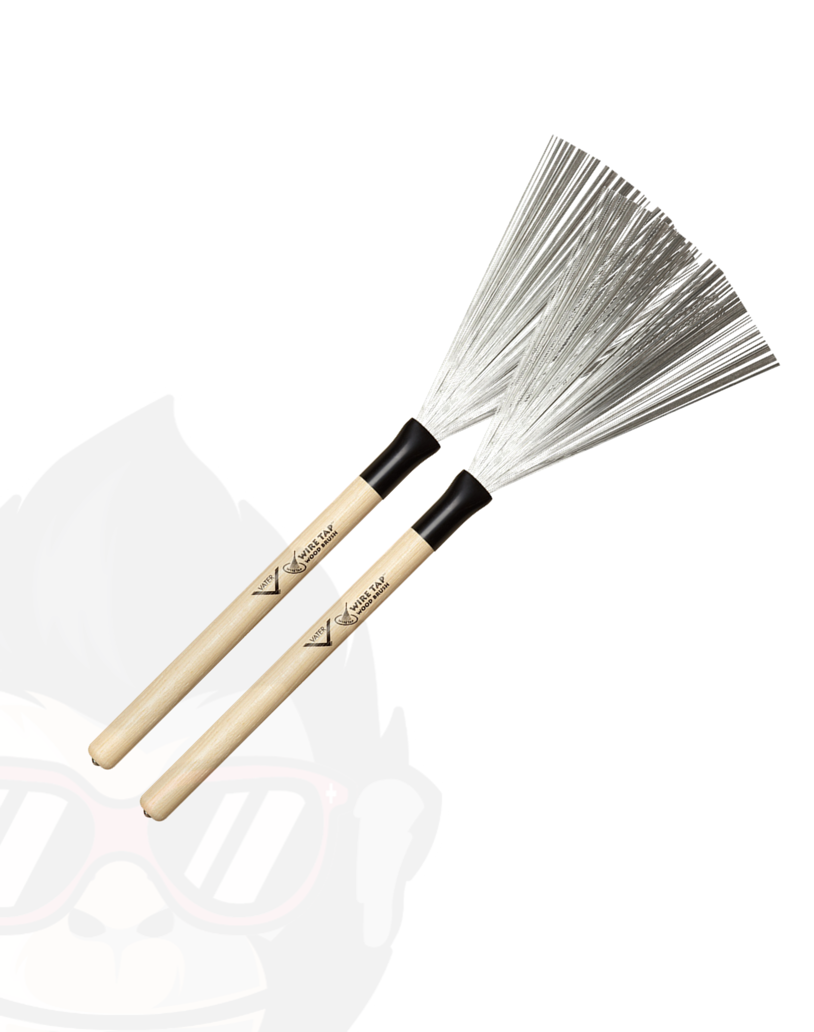 VATER Drum Sticks Wood Handle Wire Brush VWTW-VABRWOOD